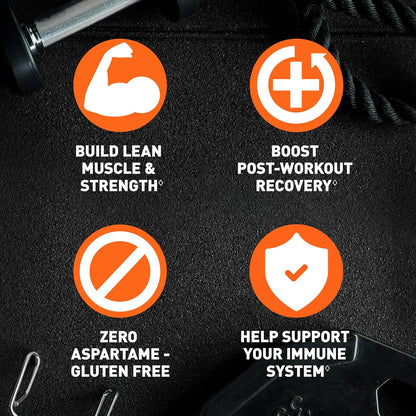 Super Advanced Whey Protein Powder, Strawberry, Immune Support (1), Vitamins C & D plus Zinc, 1.78 Lbs